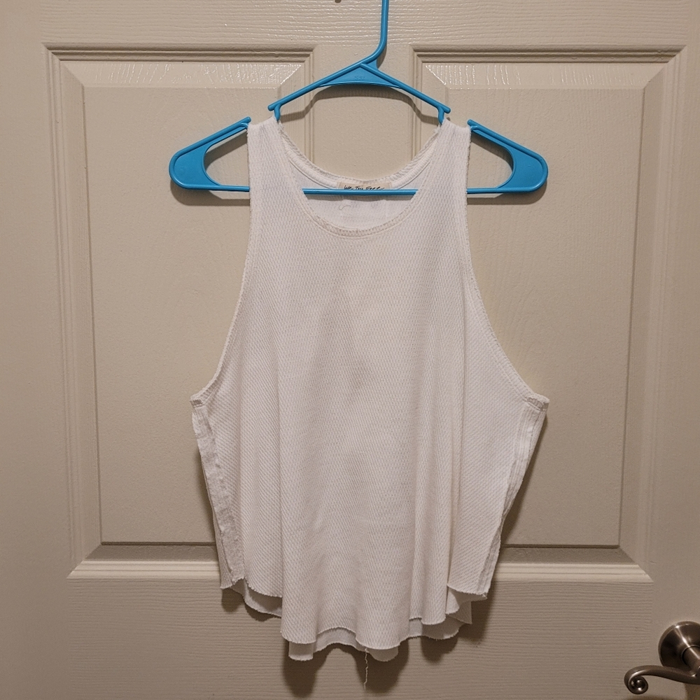 FREE PEOPLE Cool It Thermal Knit Tank Top Racerback